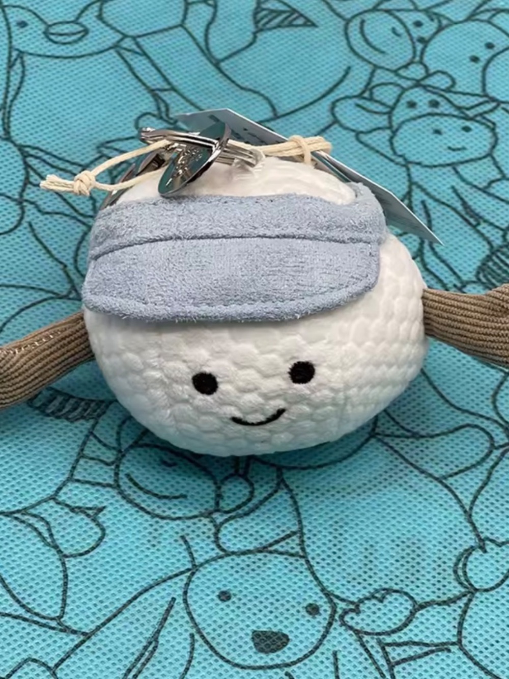 NWT Jellycat Amuseables Golf Bag Charm Keychain Plush Plushie - Picture 2 of 2